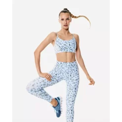 Deals 😀 AQUA Floral Print Knit Bra - 100% Exclusive White Blue Floral ❤️ -AQUA Elegant shop unnamed file 4857