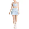 Budget 😀 AQUA Floral Print Bralette & Tennis Skort 🧨