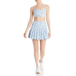 Budget ๐ AQUA Floral Print Bralette & Tennis Skort ๐งจ