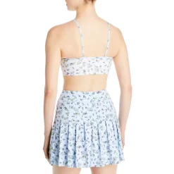 Budget 😀 AQUA Floral Print Bralette & Tennis Skort 🧨 -AQUA Elegant shop unnamed file 4860