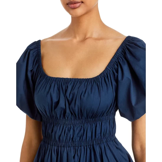 Best Pirce 💯 AQUA Puff Sleeve Mini Dress - 100% Exclusive Navy 🔔 2 Best Pirce 💯 AQUA Puff Sleeve Mini Dress - 100% Exclusive Navy 🔔 - Image 2