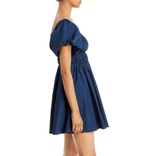 Best Pirce 💯 AQUA Puff Sleeve Mini Dress - 100% Exclusive Navy 🔔 5 Best Pirce 💯 AQUA Puff Sleeve Mini Dress - 100% Exclusive Navy 🔔 - Image 5