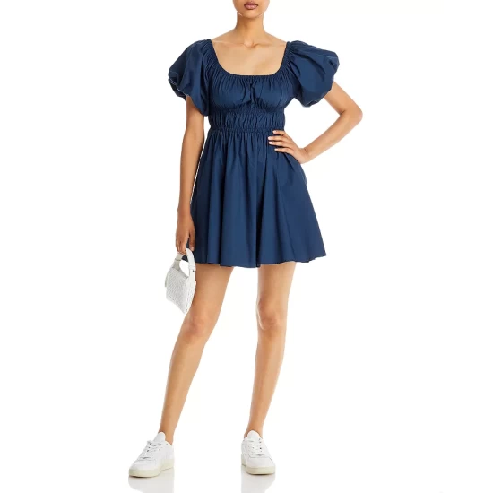 Best Pirce 💯 AQUA Puff Sleeve Mini Dress - 100% Exclusive Navy 🔔 7 Best Pirce 💯 AQUA Puff Sleeve Mini Dress - 100% Exclusive Navy 🔔 - Image 7
