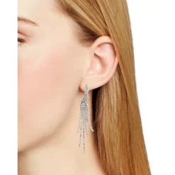 Flash Sale ⭐ AQUA Pavé Fringe Statement Earrings - 100% Exclusive Silver 🎉 7 Flash Sale ⭐ AQUA Pavé Fringe Statement Earrings - 100% Exclusive Silver 🎉 -AQUA Elegant shop unnamed file 4930