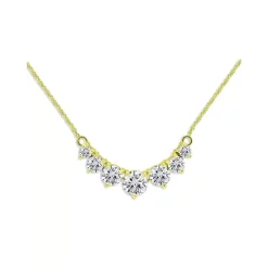 Brand new 👍 AQUA Graduated Stone Frontal Pendant Necklace In 18K Gold-Plated Sterling Silver, 15.5" - 100% Exclusive Gold/silver 🛒