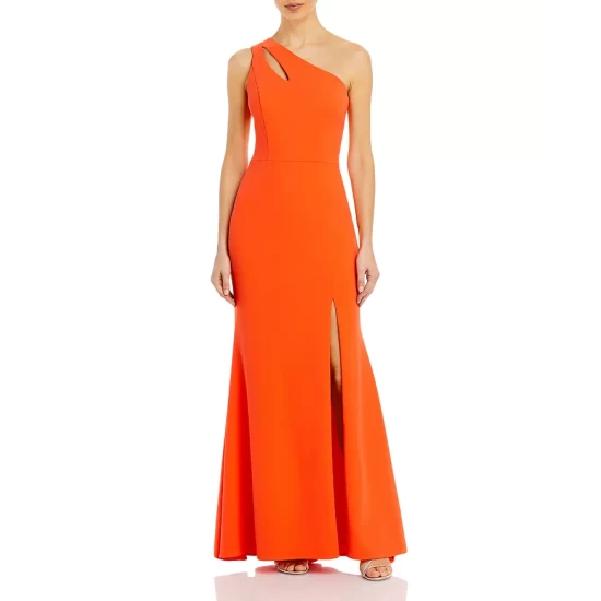 Coupon 🎁 AQUA One Shoulder Cutout Gown - 100% Exclusive Orange 😀 1 Coupon 🎁 AQUA One Shoulder Cutout Gown - 100% Exclusive Orange 😀