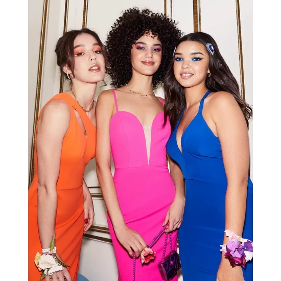 Coupon 🎁 AQUA One Shoulder Cutout Gown - 100% Exclusive Orange 😀 3 Coupon 🎁 AQUA One Shoulder Cutout Gown - 100% Exclusive Orange 😀 - Image 3