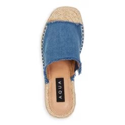 Cheap 🌟 AQUA Women's Jacy Platform Wedge Slide Sandals - 100% Exclusive Denim 🛒 9 Cheap 🌟 AQUA Women's Jacy Platform Wedge Slide Sandals - 100% Exclusive Denim 🛒 -AQUA Elegant shop unnamed file 4953