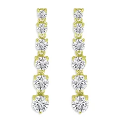 Top 10 ⭐ AQUA Graduated Stone Drop Earrings In 18K Gold-Plated Sterling Silver - 100% Exclusive Silver/gold 🤩