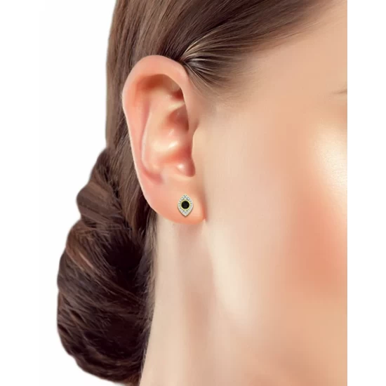 Best reviews of ❤️ AQUA Two Tone Evil Eye Stud Earrings In 18K Gold-Plated Sterling Silver - 100% Exclusive Black/gold 🧨 2 Best reviews of ❤️ AQUA Two Tone Evil Eye Stud Earrings In 18K Gold-Plated Sterling Silver - 100% Exclusive Black/gold 🧨 - Image 2