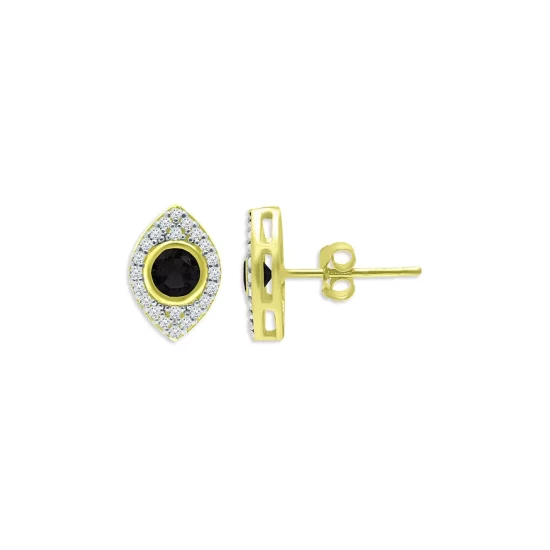Best reviews of ❤️ AQUA Two Tone Evil Eye Stud Earrings In 18K Gold-Plated Sterling Silver - 100% Exclusive Black/gold 🧨 3 Best reviews of ❤️ AQUA Two Tone Evil Eye Stud Earrings In 18K Gold-Plated Sterling Silver - 100% Exclusive Black/gold 🧨 - Image 3