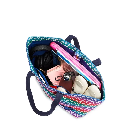 Discount ❤️ AQUA Je T'aime Heart Print Tote - 100% Exclusive Multi 🤩 3 Discount ❤️ AQUA Je T'aime Heart Print Tote - 100% Exclusive Multi 🤩 - Image 3