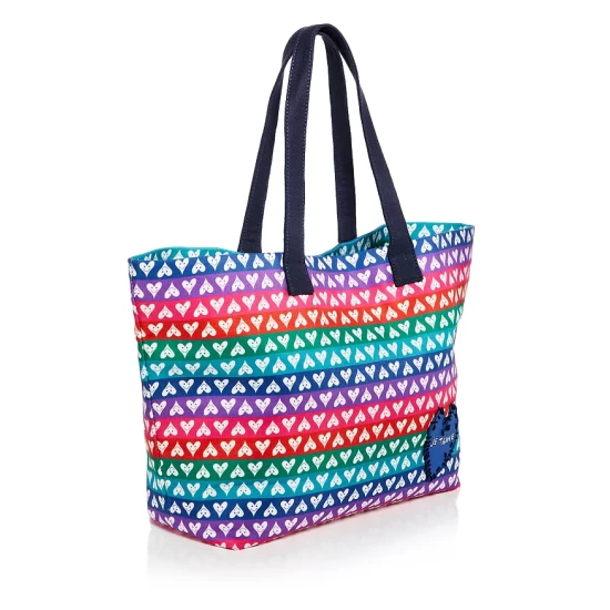 Discount ❤️ AQUA Je T'aime Heart Print Tote - 100% Exclusive Multi 🤩 5 Discount ❤️ AQUA Je T'aime Heart Print Tote - 100% Exclusive Multi 🤩 - Image 5