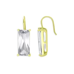 Hot Sale ๐ AQUA Baguette Drop Earrings In 18K Gold-Plated Sterling Silver - 100% Exclusive Silver/gold ๐งจ 5 Hot Sale ๐ AQUA Baguette Drop Earrings In 18K Gold-Plated Sterling Silver - 100% Exclusive Silver/gold ๐งจ -AQUA Elegant shop unnamed file 5024