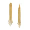 Cheap 🔥 AQUA Chain Fringe Statement Earrings In 14K Gold Plated - 100% Exclusive 🛒