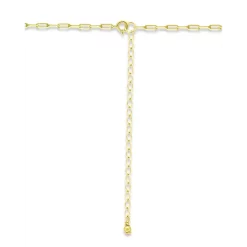Cheapest ✨ AQUA Textured Pendant Paperclip Chain Necklace In 18K Gold Plated Sterling Silver, 15.5"-17.5" - 100% Exclusive ⭐ -AQUA Elegant shop unnamed file 5046