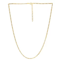 Wholesale 🛒 AQUA Figaro Link Necklace, 16" - 100% Exclusive Gold ⌛