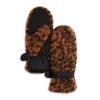 Brand new ⌛ AQUA Belted Sherpa Flip Mitten - 100% Exclusive Brown/black 🤩