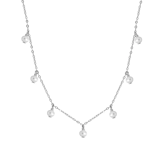 Coupon ✔️ AQUA Bead Cultured Freshwater Pearl Collar Necklace, 15.5"-17.5" - 100% Exclusive White/silver ⭐ 1 Coupon ✔️ AQUA Bead Cultured Freshwater Pearl Collar Necklace, 15.5"-17.5" - 100% Exclusive White/silver ⭐