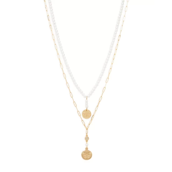 Best deal π₯° AQUA Bead Layered Medallion Drop Pendant Necklace, 17" - 100% Exclusive Gold 𧨠1 Best deal π₯° AQUA Bead Layered Medallion Drop Pendant Necklace, 17" - 100% Exclusive Gold π§¨