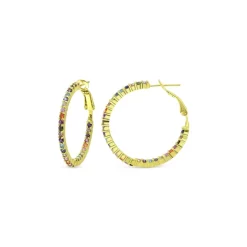Buy ⌛ AQUA Multicolor Inside Out Hoop Earrings - 100% Exclusive Multi/gold 🌟 -AQUA Elegant shop unnamed file 5147