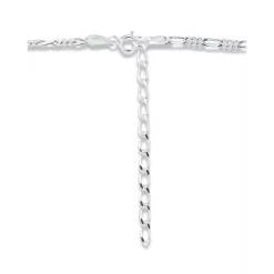 Best reviews of ⌛ AQUA Figaro Link Collar Necklace, 18"-20" - 100% Exclusive Sterling Silver ⌛ -AQUA Elegant shop unnamed file 5154