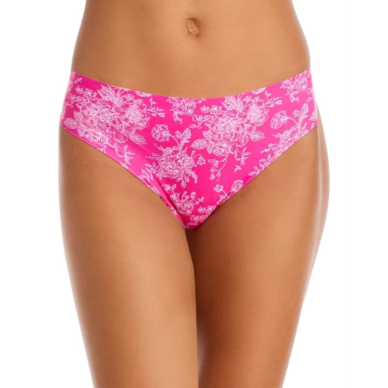 Cheap ⌛ AQUA Printed Thong - 100% Exclusive Fuschia Rose Toile ⭐ 1 Cheap ⌛ AQUA Printed Thong - 100% Exclusive Fuschia Rose Toile ⭐