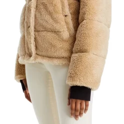Promo ❤️ AQUA Lilly Sherpa Puffer Jacket - 100% Exclusive Biscotti 🧨 -AQUA Elegant shop unnamed file 519