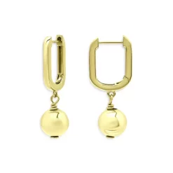 Buy 🎁 AQUA Beaded Huggie Drop Earrings In 18K Gold Plated Sterling Silver - 100% Exclusive 🌟 -AQUA Elegant shop unnamed file 5205