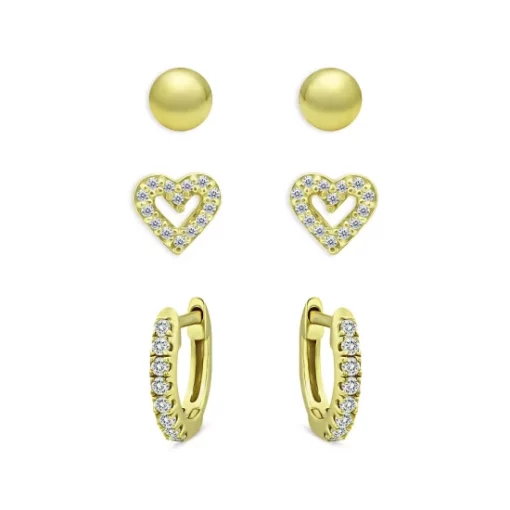 New โ๏ธ AQUA Cubic Zirconia Stud & Hoop Earrings In 18K Yellow Gold-Plated Sterling Silver, Set Of 3 - 100% Exclusive ๐งจ 6 New โ๏ธ AQUA Cubic Zirconia Stud & Hoop Earrings In 18K Yellow Gold-Plated Sterling Silver, Set Of 3 - 100% Exclusive ๐งจ -AQUA Elegant shop unnamed file 5209