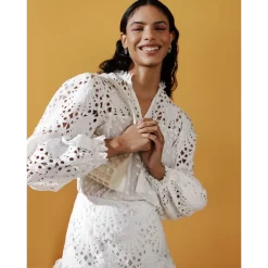 Promo ⌛ AQUA Lace Tassel Top - 100% Exclusive White 🔥 -AQUA Elegant shop unnamed file 5221