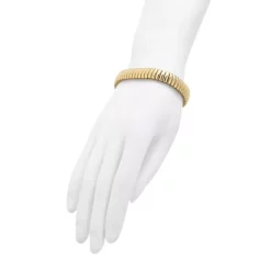 Brand new 💯 AQUA Small Bar Stretch Bracelet In Gold Tone - 100% Exclusive ✨ -AQUA Elegant shop unnamed file 5223