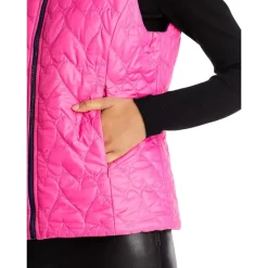 Brand new ✨ AQUA Reversible Heart Quilted Vest - 100% Exclusive Hot Pink 😀 -AQUA Elegant shop unnamed file 546