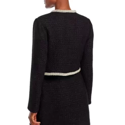 Best reviews of ⭐ AQUA Embellished Tweed Crop Jacket - 100% Exclusive Black Shine ⌛ -AQUA Elegant shop unnamed file 552