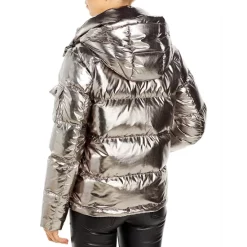 Deals 🎉 AQUA Metallic Ella Down Puffer Jacket - 100% Exclusive Champagne 🥰 -AQUA Elegant shop unnamed file 560