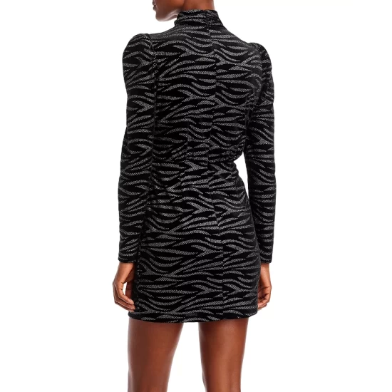 Best reviews of ๐คฉ AQUA Metallic Animal Print Velvet Mini Dress - 100% Exclusive Black ๐ 3 Best reviews of ๐คฉ AQUA Metallic Animal Print Velvet Mini Dress - 100% Exclusive Black ๐ - Image 3