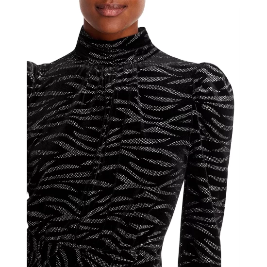 Best reviews of ๐คฉ AQUA Metallic Animal Print Velvet Mini Dress - 100% Exclusive Black ๐ 6 Best reviews of ๐คฉ AQUA Metallic Animal Print Velvet Mini Dress - 100% Exclusive Black ๐ - Image 6