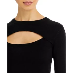 Best reviews of 💯 AQUA Cut Out Cropped Crewneck Top - 100% Exclusive Black 🥰 -AQUA Elegant shop unnamed file 588