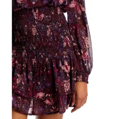 Wholesale ❤️ AQUA Floral Print Smocked Mini ❤️ Dress - 100% Exclusive Black/purple 🔥 -AQUA Elegant shop unnamed file 597
