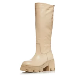 Brand new 😀 AQUA Women's Goal Platform 🔥 Boots - 100% Exclusive Black Leather ❤️