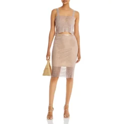 Outlet 🧨 AQUA Chain Outfit, Mini Rhinestone Hobo Bag & Jenni Strap High Heel Sandals - 100% Exclusive Black ⌛