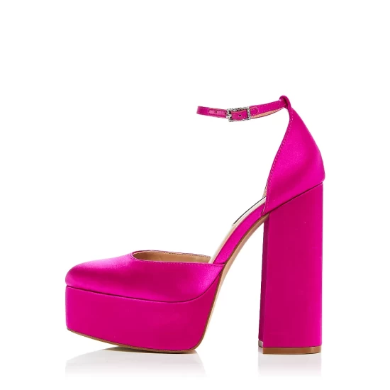 Cheapest 🌟 AQUA Women's Lisa Ankle Strap Platform Sandals - 100% Exclusive Fuschia 🛒 2 Cheapest 🌟 AQUA Women's Lisa Ankle Strap Platform Sandals - 100% Exclusive Fuschia 🛒 - Image 2