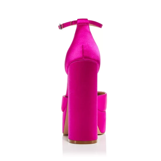 Cheapest 🌟 AQUA Women's Lisa Ankle Strap Platform Sandals - 100% Exclusive Fuschia 🛒 4 Cheapest 🌟 AQUA Women's Lisa Ankle Strap Platform Sandals - 100% Exclusive Fuschia 🛒 - Image 4