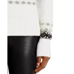 Top 10 🧨 AQUA Faux Pearl Fair Isle Sweater - 100% Exclusive White 👍 -AQUA Elegant shop unnamed file 651