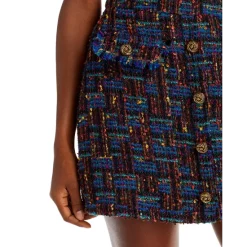 Outlet ❤️ AQUA Tweed Mini 🛒 Skirt - 100% Exclusive Black Multi ❤️ 13 Outlet ❤️ AQUA Tweed Mini 🛒 Skirt - 100% Exclusive Black Multi ❤️ -AQUA Elegant shop unnamed file 657