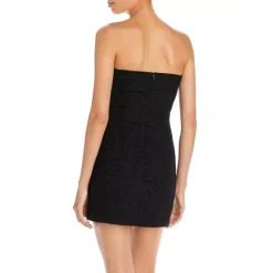 New 👍 AQUA Strapless Mini Dress - 100% Exclusive Black/gold 👏 -AQUA Elegant shop unnamed file 662