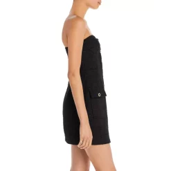 New 👍 AQUA Strapless Mini Dress - 100% Exclusive Black/gold 👏 -AQUA Elegant shop unnamed file 664