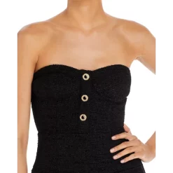 New 👍 AQUA Strapless Mini Dress - 100% Exclusive Black/gold 👏 -AQUA Elegant shop unnamed file 665