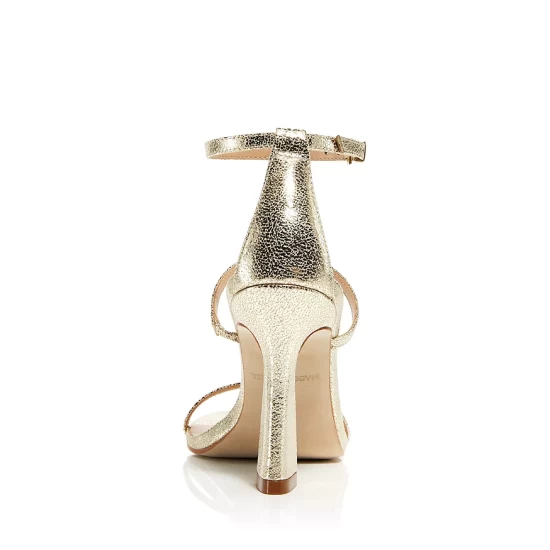 Outlet 😍 AQUA Women's Jenni Strap High Heel Sandals - 100% Exclusive Black Nubuck ⭐ 4 Outlet 😍 AQUA Women's Jenni Strap High Heel Sandals - 100% Exclusive Black Nubuck ⭐ - Image 4