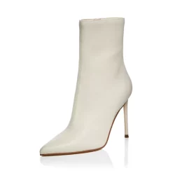 Best Sale ⭐ AQUA ⌛ Women's Gal Pointed High Heel Booties - 100% Exclusive Bone ⭐ -AQUA Elegant shop unnamed file 692